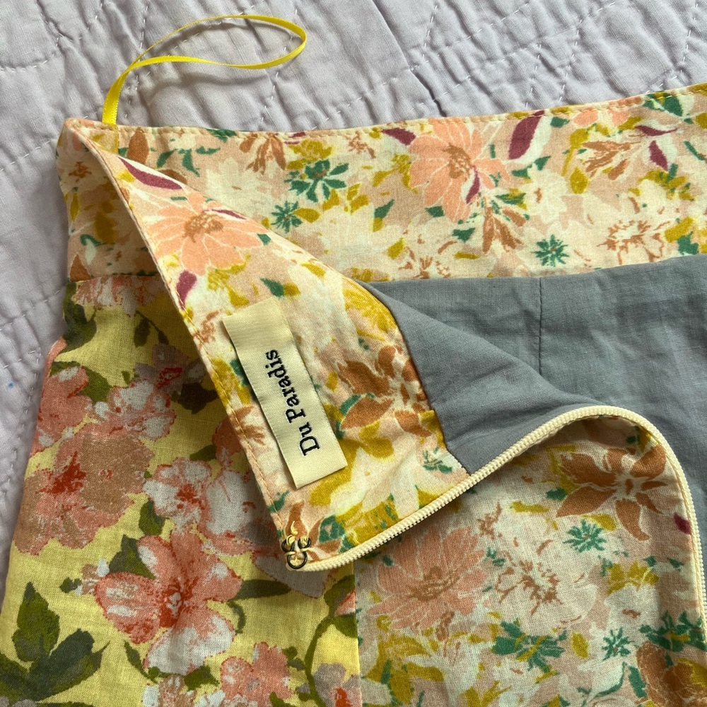 Mixed Floral Midi Skirt by Du Paradis - Picture 8 of 14